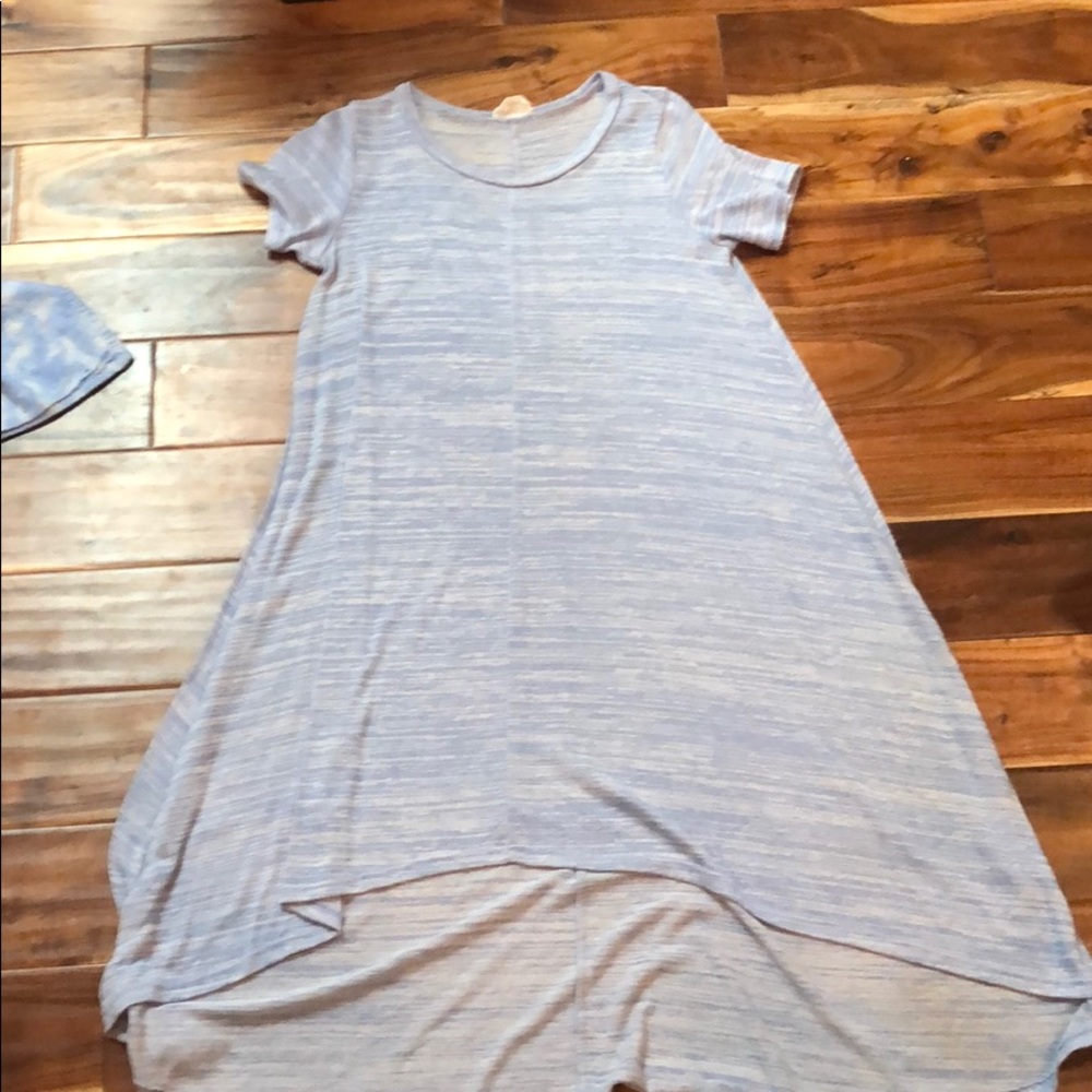 High low mid-maxi dress
